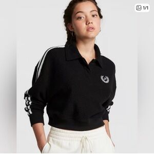 PINK Victoria's Secret Black Crop Top